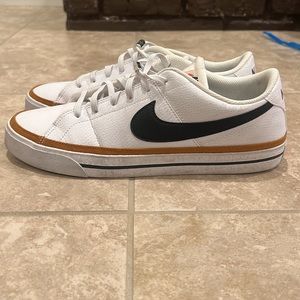 Nike White Low Top slip on sneakers